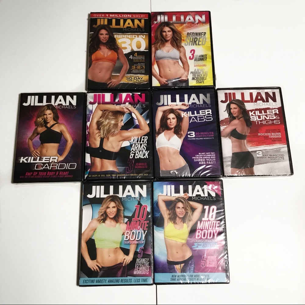 NEW JILLIAN MICHAELS WORKOUT DVD SET